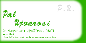 pal ujvarosi business card